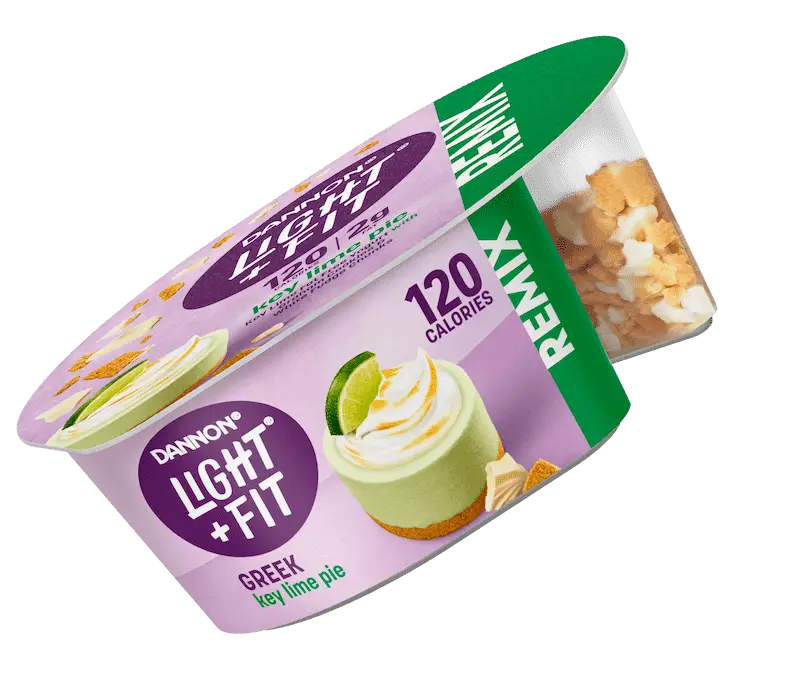 Light + Fit® REMIX Key Lime Pie Fat Free Greek Yogurt with Mix-ins