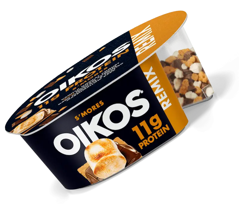 Oikos® REMIX S'mores Nonfat Greek Yogurt with Mix-ins