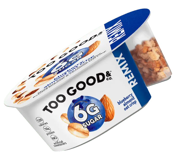 Too Good & Co.® REMIX Blueberry Almond Oat Crisps Yogurt Cultured Ultra Filtered Milk with Mix-ins